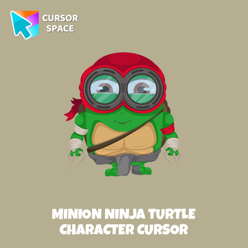 Minion Ninja Turtle Character cursor arrow cursor